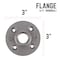 Stz STZ Industries Pipe Decor Iron Flange 3/4 in. 310 F-34-2 - alternate 2
